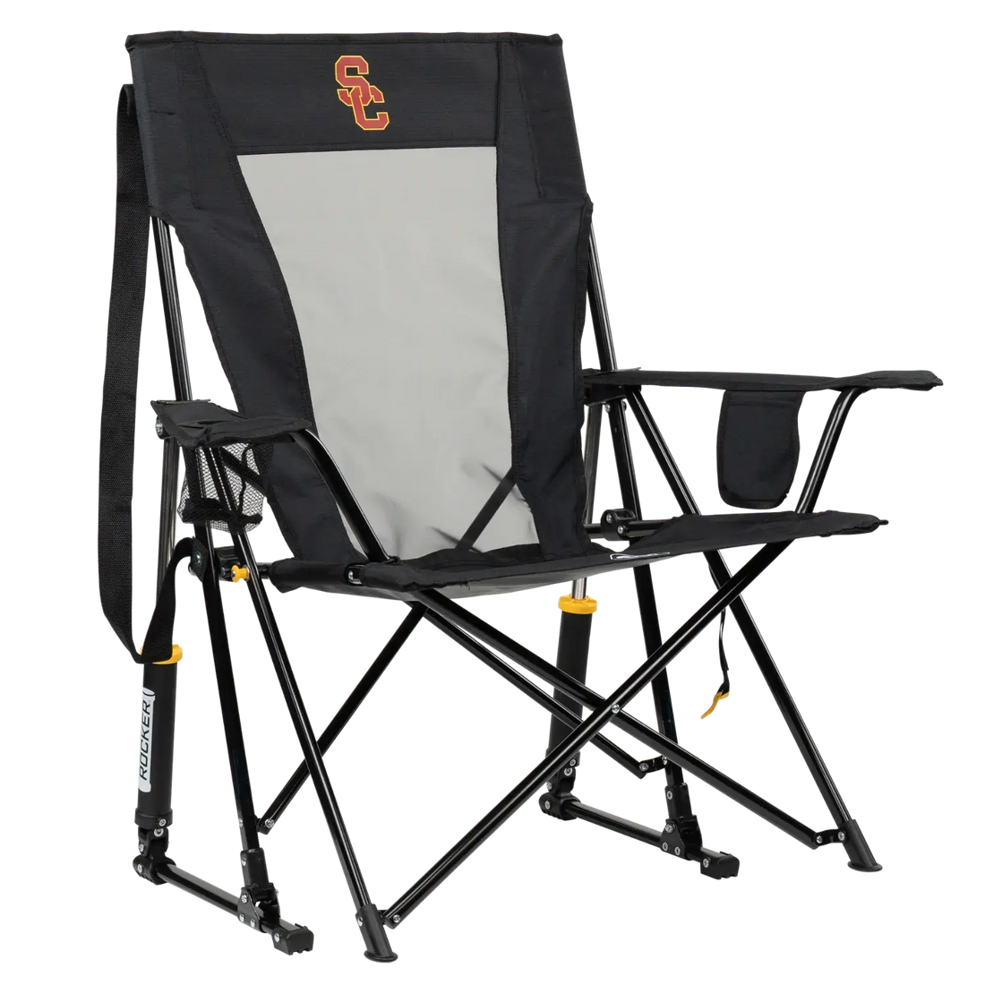 Smooth Motion College Comfort Pro Rocker - USC Trojans - Choice 856 - Freestyle Rocker Portable Outdoor Folding Chair - Default Title