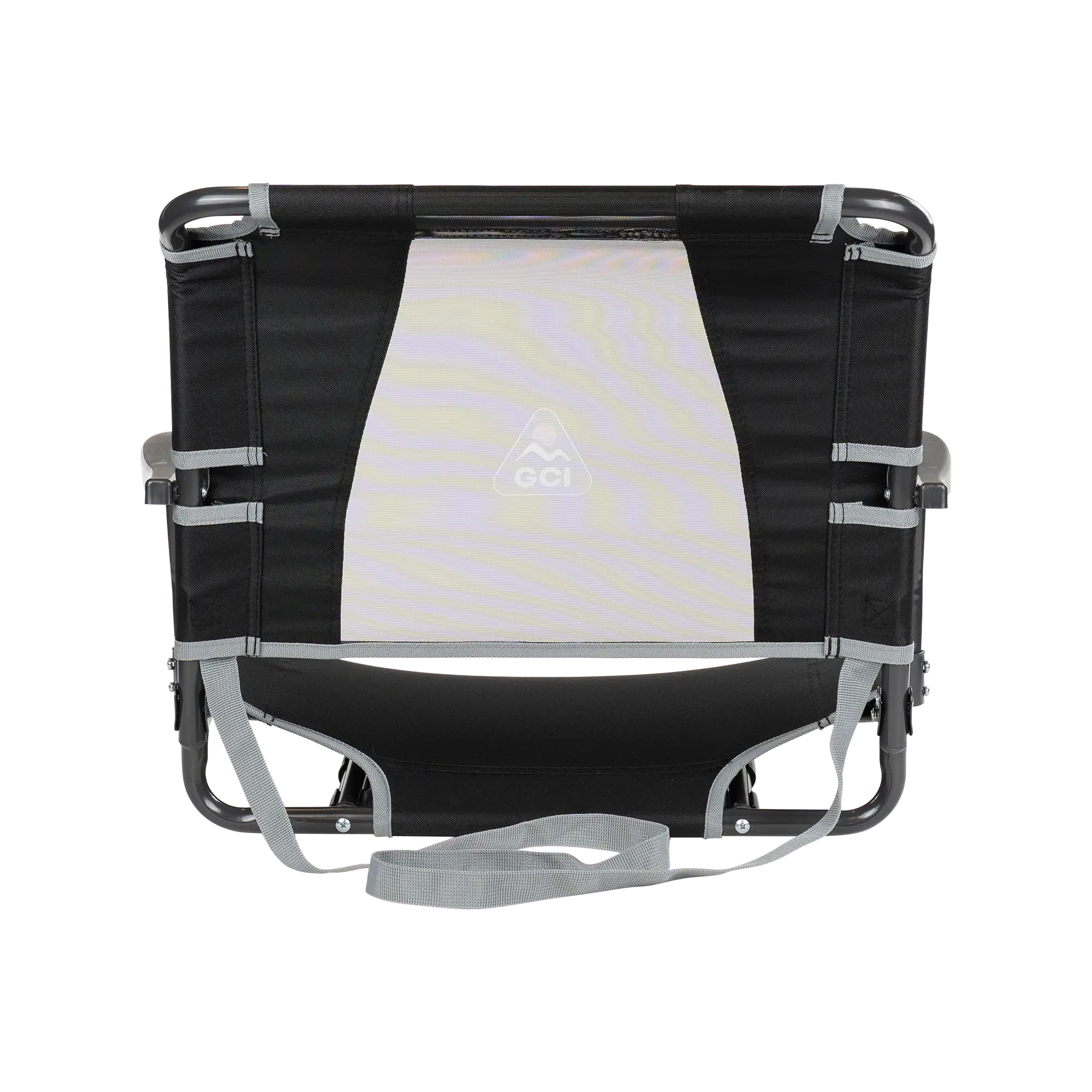 Secure-Hook Big Comfort Stadium Chair with Armrests - Choice 465 - Bleacher-Friendly Stadium Chair with Back Support Detail