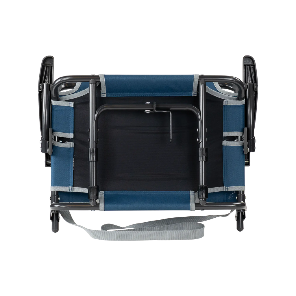 Secure-Hook Big Comfort Stadium Chair with Armrests - Choice 465 - Bleacher-Friendly Stadium Chair with Back Support Detail