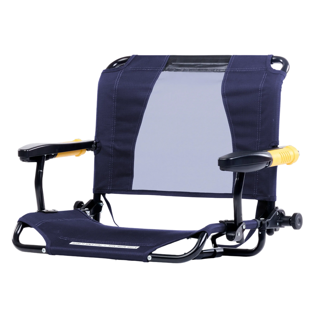 Premium All-Weather Stadium Rock-Cliner - Choice 540 - RoadTrip Rocker Smooth Motion Camp Chair Detail