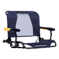 Premium All-Weather Stadium Rock-Cliner - Choice 540 - RoadTrip Rocker Smooth Motion Camp Chair - Rich Blue