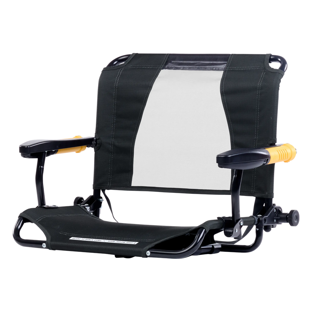 Premium All-Weather Stadium Rock-Cliner - Choice 540 - RoadTrip Rocker Smooth Motion Camp Chair Detail