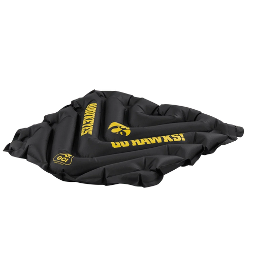 Ergonomic Back-Support College V Seat Inflatable Stadium Cushion - Iowa Hawkeyes - Choice 157 - Ergonomic Portable Stadium Seat for Sports Events Detail