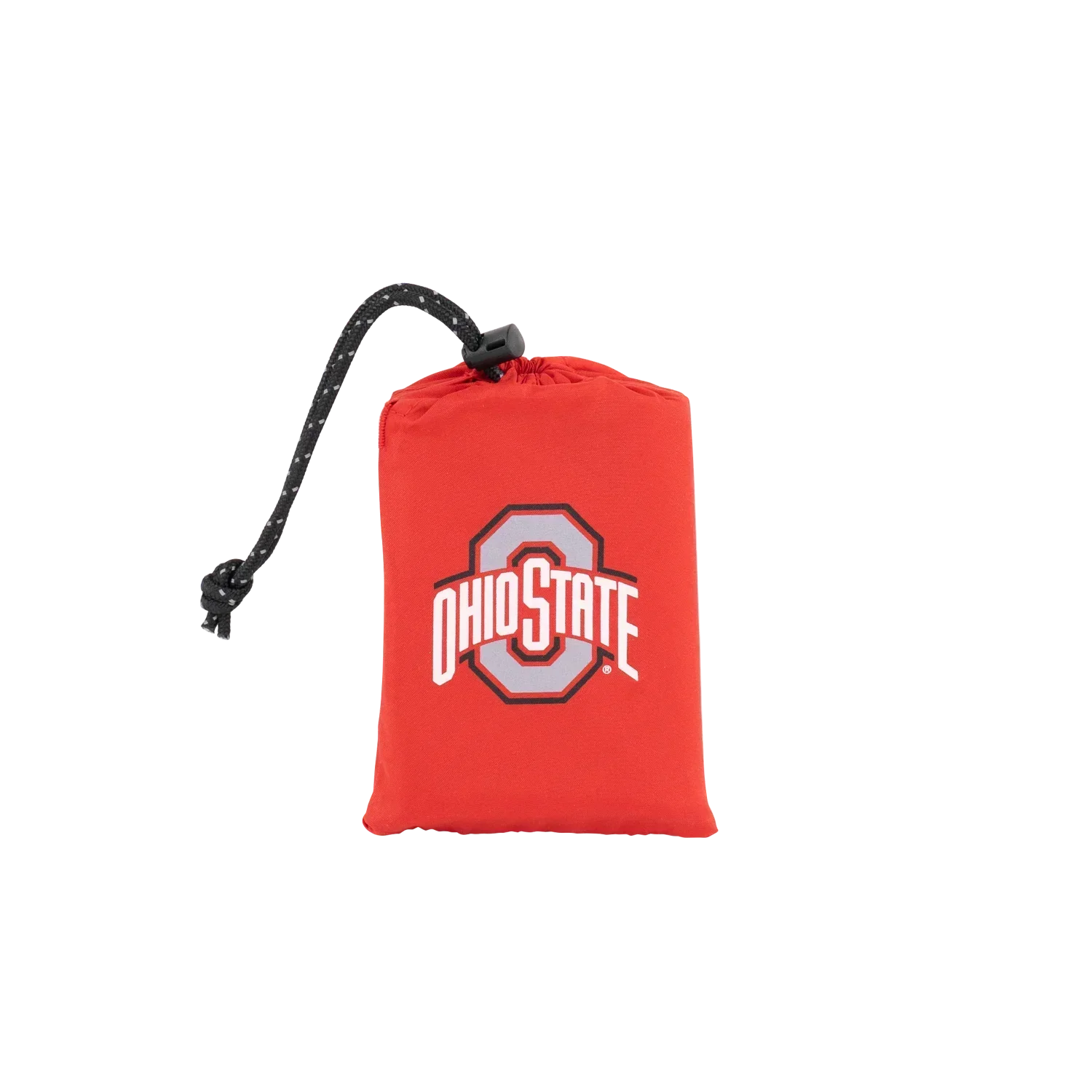 Secure-Hook College V Seat Inflatable Stadium Cushion - Ohio State Buckeyes - Choice 778 - Lightweight Folding Bleacher Chair with Cushioning Detail