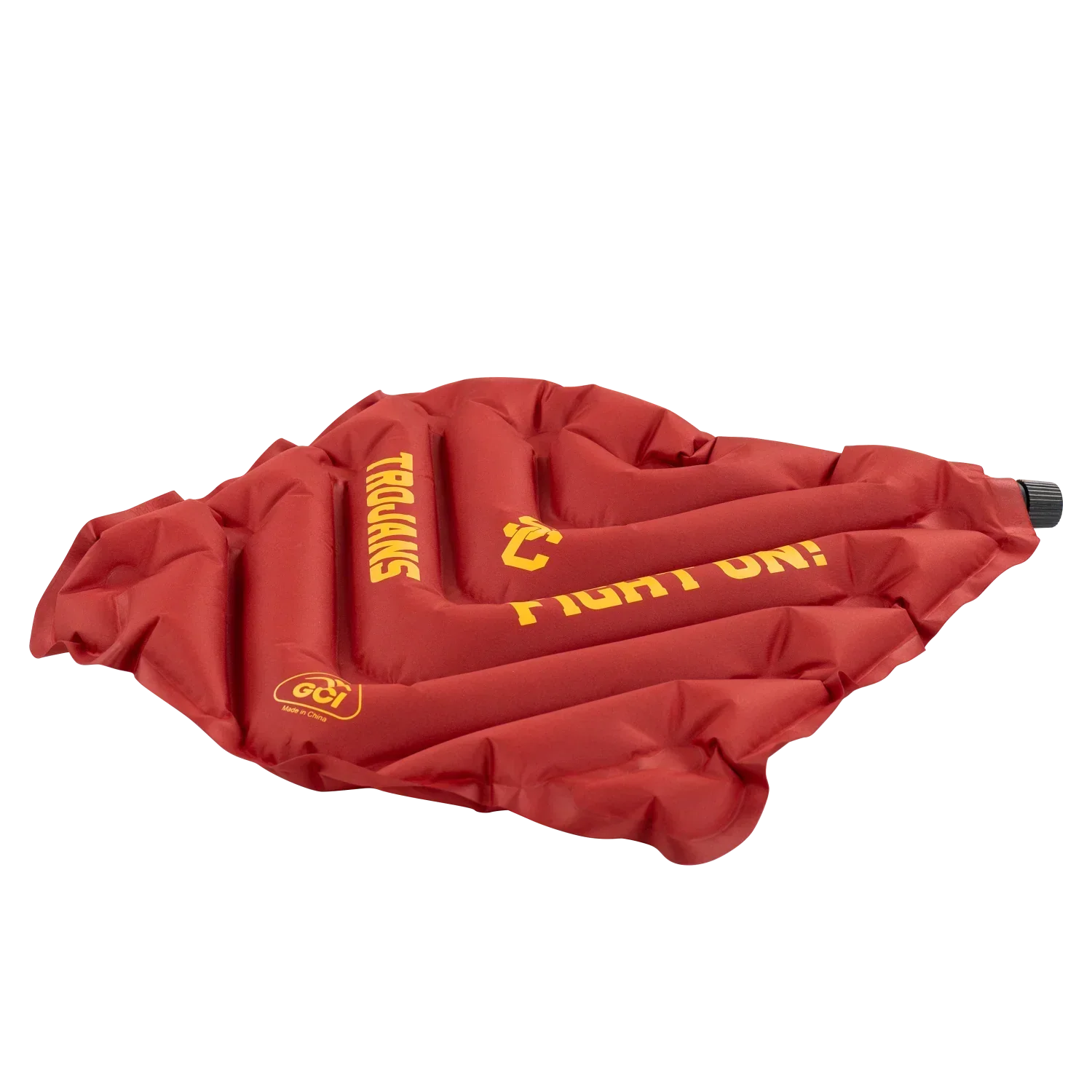 Ergonomic Back-Support College V Seat Inflatable Stadium Cushion - USC Trojans - Choice 523 - Bleacher-Friendly Stadium Chair with Back Support Detail