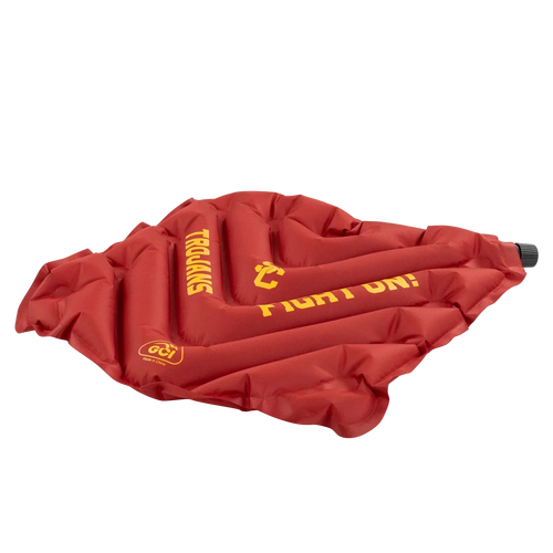 Ergonomic Back-Support College V Seat Inflatable Stadium Cushion - USC Trojans - Choice 523 - Bleacher-Friendly Stadium Chair with Back Support Detail