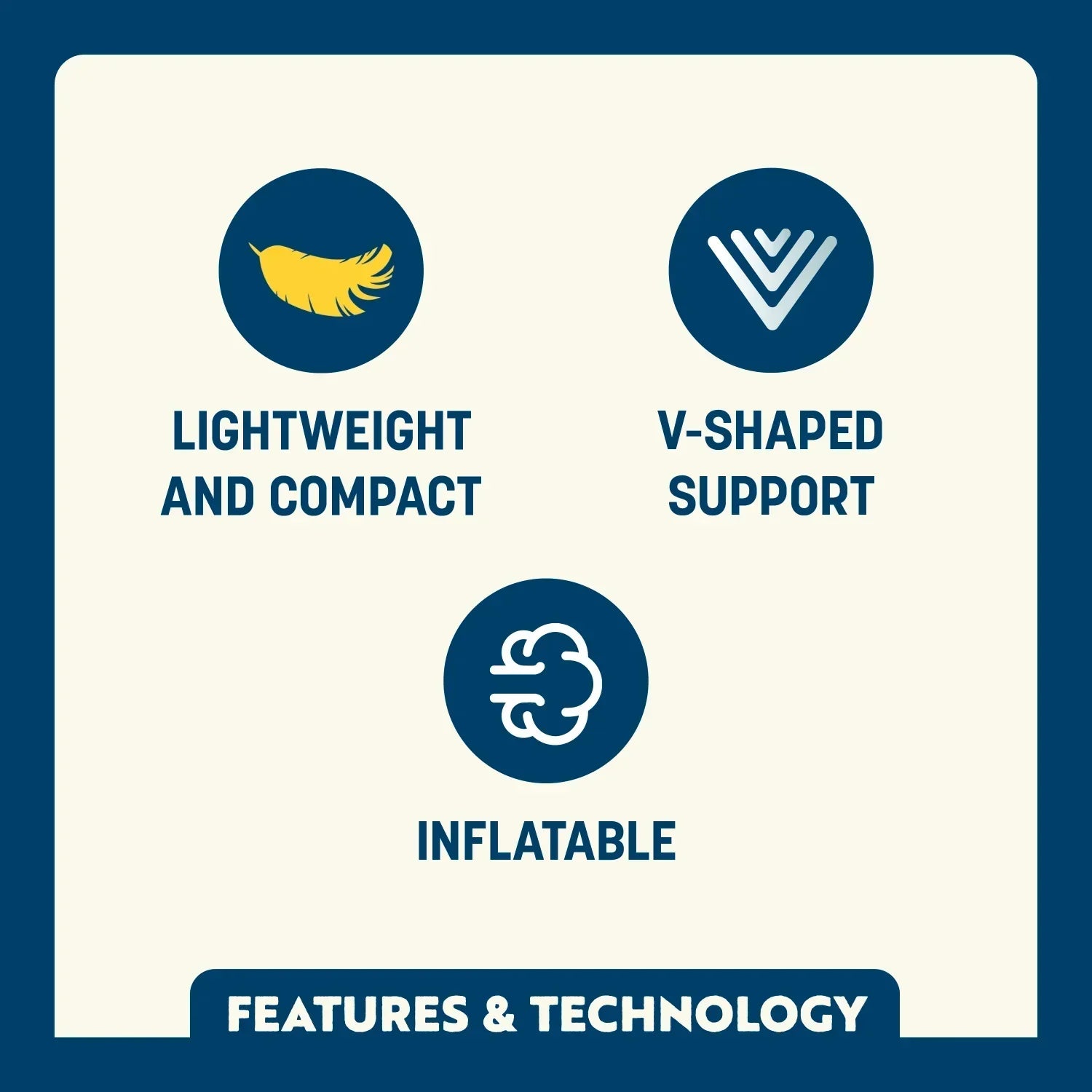 Ergonomic Back-Support College V Seat Inflatable Stadium Cushion - USC Trojans - Choice 523 - Bleacher-Friendly Stadium Chair with Back Support Detail