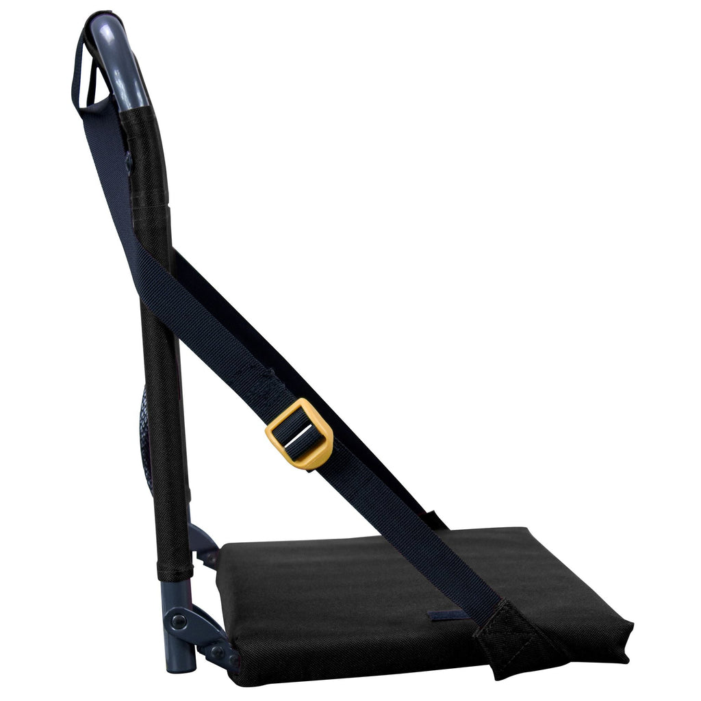 Secure-Hook BleacherBack - Choice 696 - Lightweight Folding Bleacher Chair with Cushioning Detail