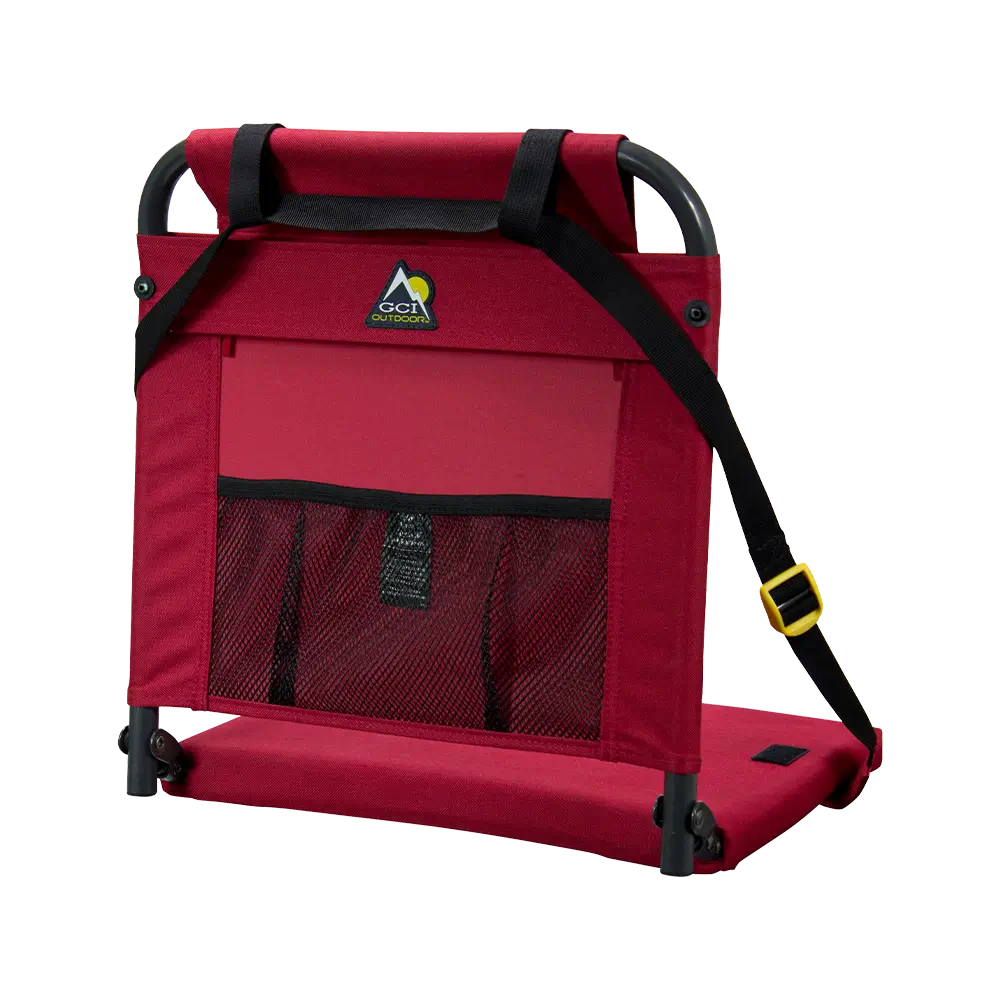 Secure-Hook BleacherBack - Choice 696 - Lightweight Folding Bleacher Chair with Cushioning Detail