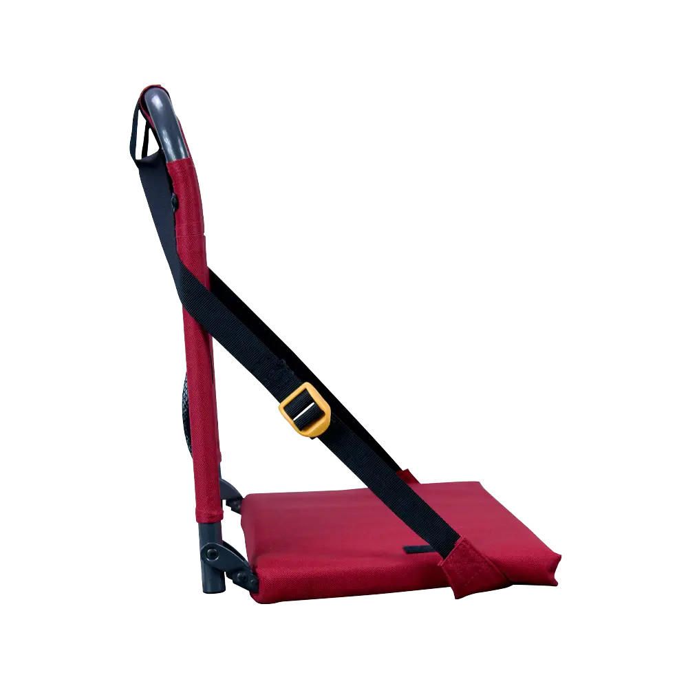 Secure-Hook BleacherBack - Choice 696 - Lightweight Folding Bleacher Chair with Cushioning Detail