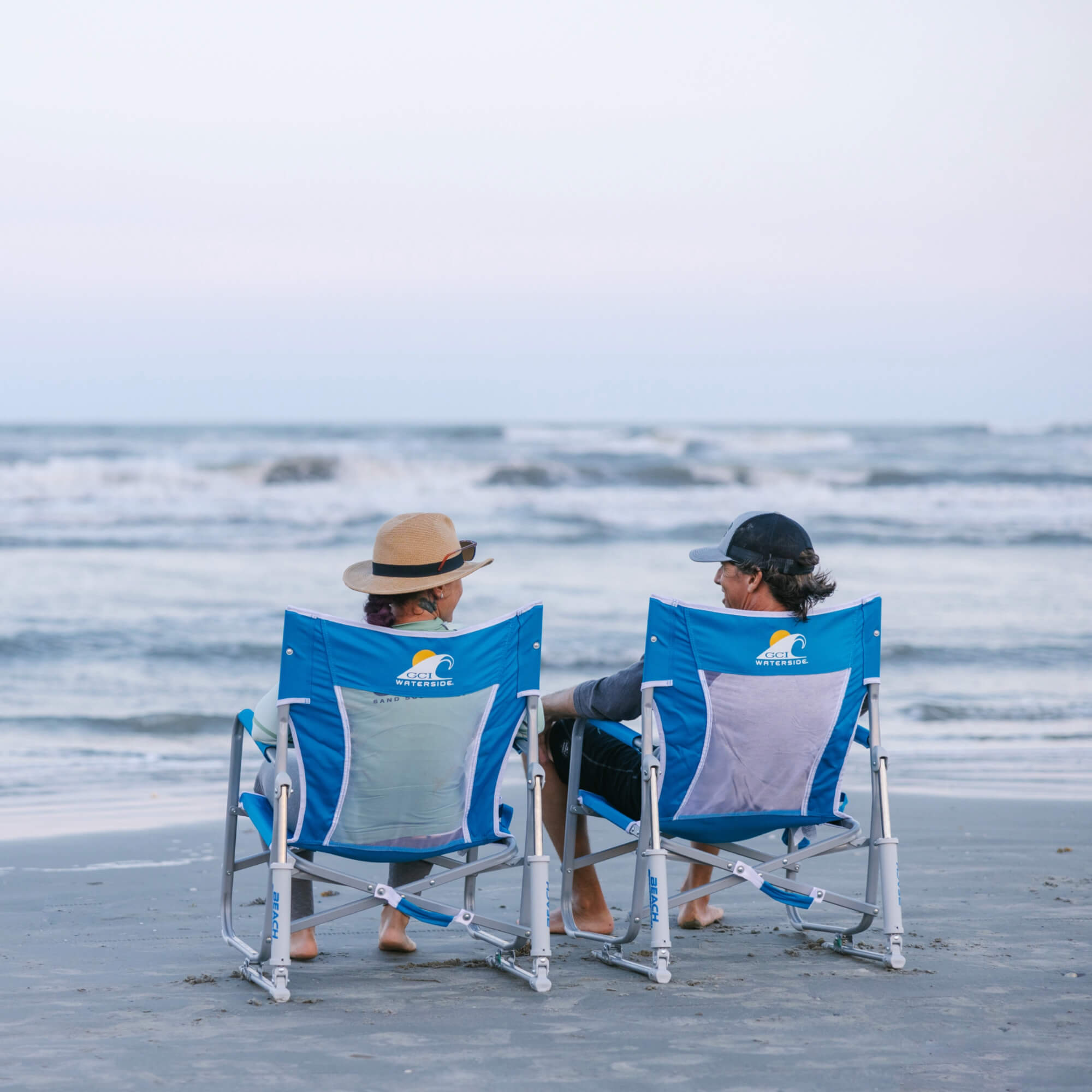 Patented Spring-Action Beach Rocker - Choice 712 - Freestyle Rocker Portable Outdoor Folding Chair Detail