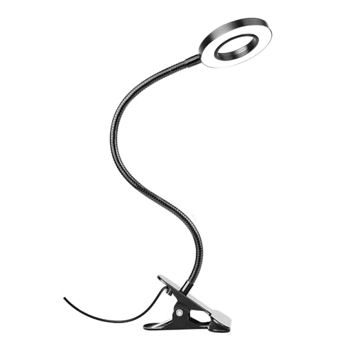 Smart Home Woputne Desk Lamp Clip Light, 10 Dimmable Brightness Essentials