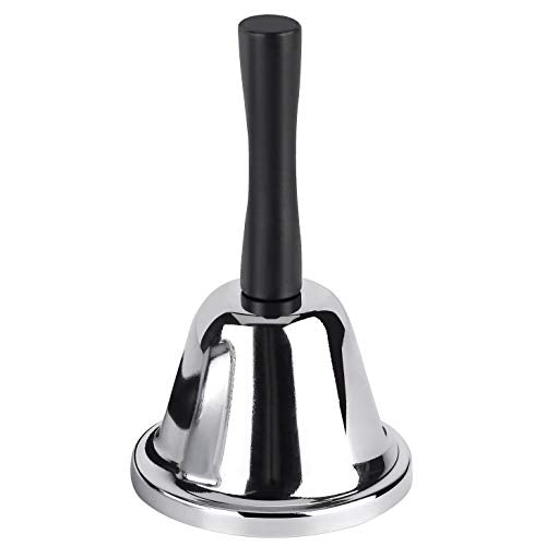 Classic MROCO Loud Hand Bell, Silver Steel Hand Set