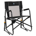 Patented Spring-Action Freestyle Rocker - Choice 711 - RoadTrip Rocker Smooth Motion Camp Chair - Black