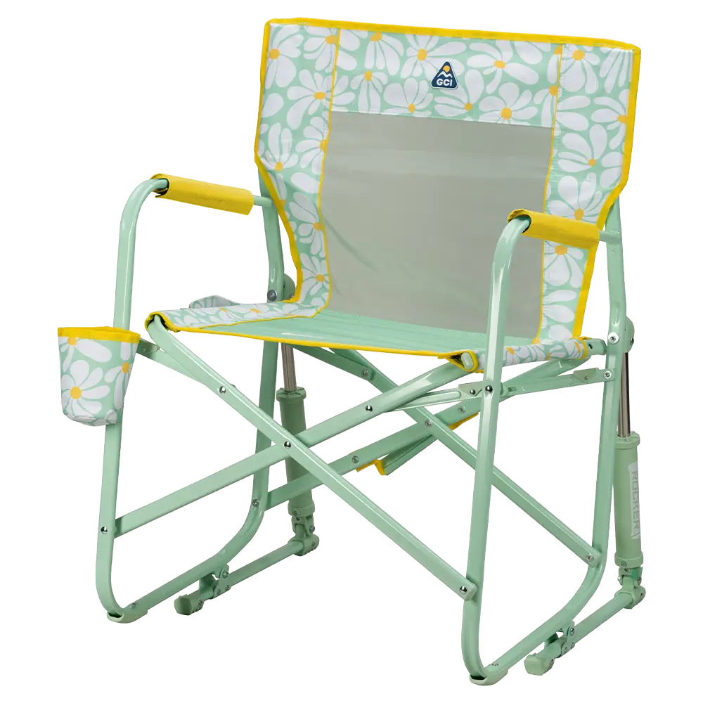 Patented Spring-Action Freestyle Rocker - Choice 711 - RoadTrip Rocker Smooth Motion Camp Chair Detail