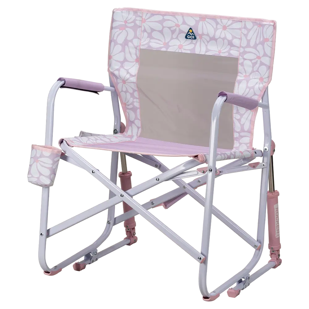 Patented Spring-Action Freestyle Rocker - Choice 711 - RoadTrip Rocker Smooth Motion Camp Chair Detail