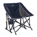 Luxury Camp Pod Rocker - Choice 933 - Heavy-Duty Kickback Rocker with Beverage Holder - Indigo
