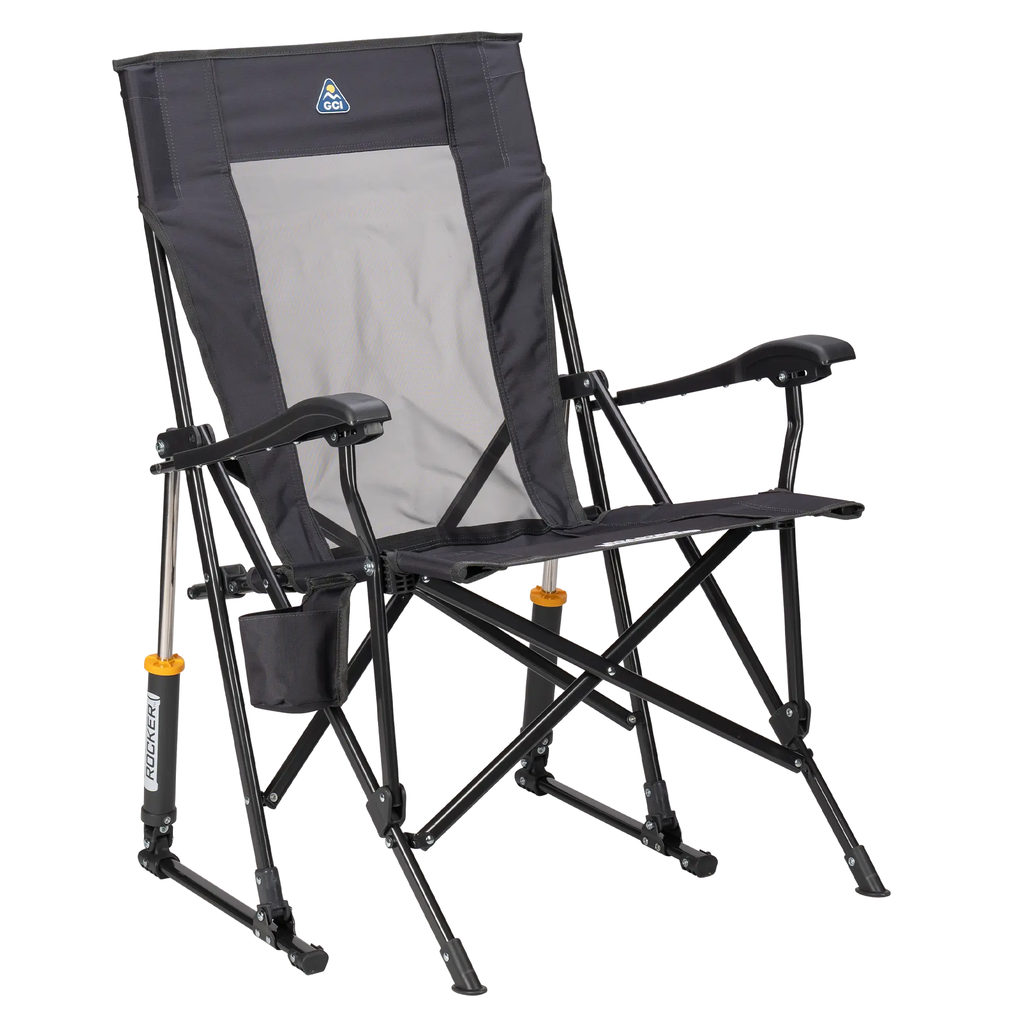 Smooth Motion RoadTrip Rocker - Choice 855 - RoadTrip Rocker Smooth Motion Camp Chair - Dark Charcoal