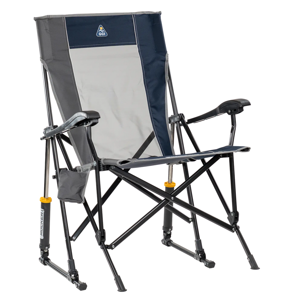 Smooth Motion RoadTrip Rocker - Choice 855 - RoadTrip Rocker Smooth Motion Camp Chair - Indigo