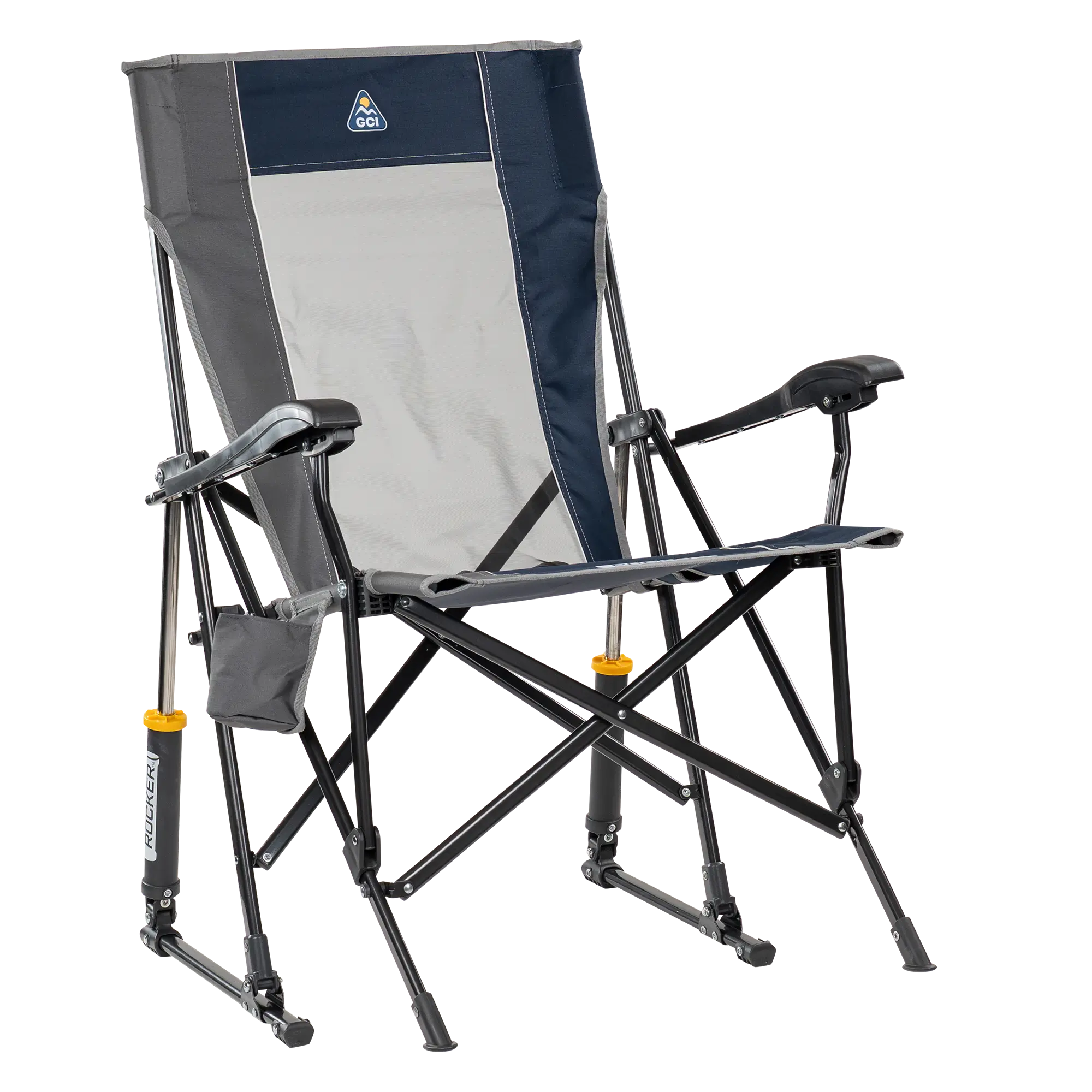 Smooth Motion RoadTrip Rocker - Choice 855 - RoadTrip Rocker Smooth Motion Camp Chair - Indigo