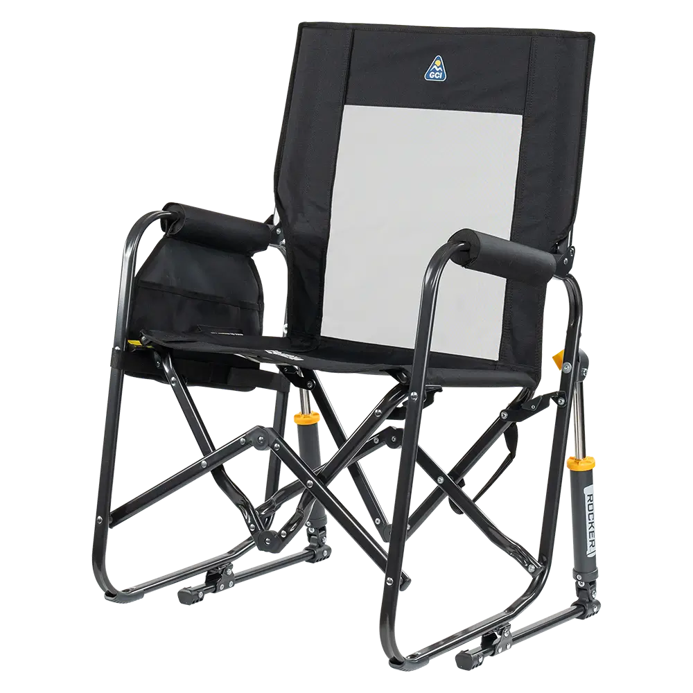 Smooth Motion Stowaway Rocker - Choice 794 - Freestyle Rocker Portable Outdoor Folding Chair Detail