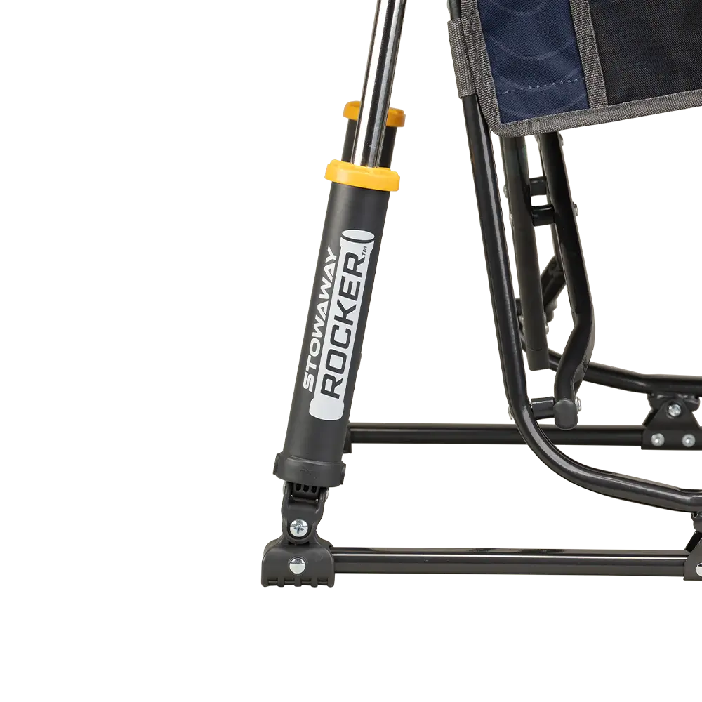 Smooth Motion Stowaway Rocker - Choice 794 - Freestyle Rocker Portable Outdoor Folding Chair Detail
