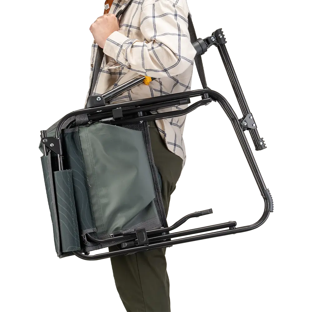 Smooth Motion Stowaway Rocker - Choice 794 - Freestyle Rocker Portable Outdoor Folding Chair Detail