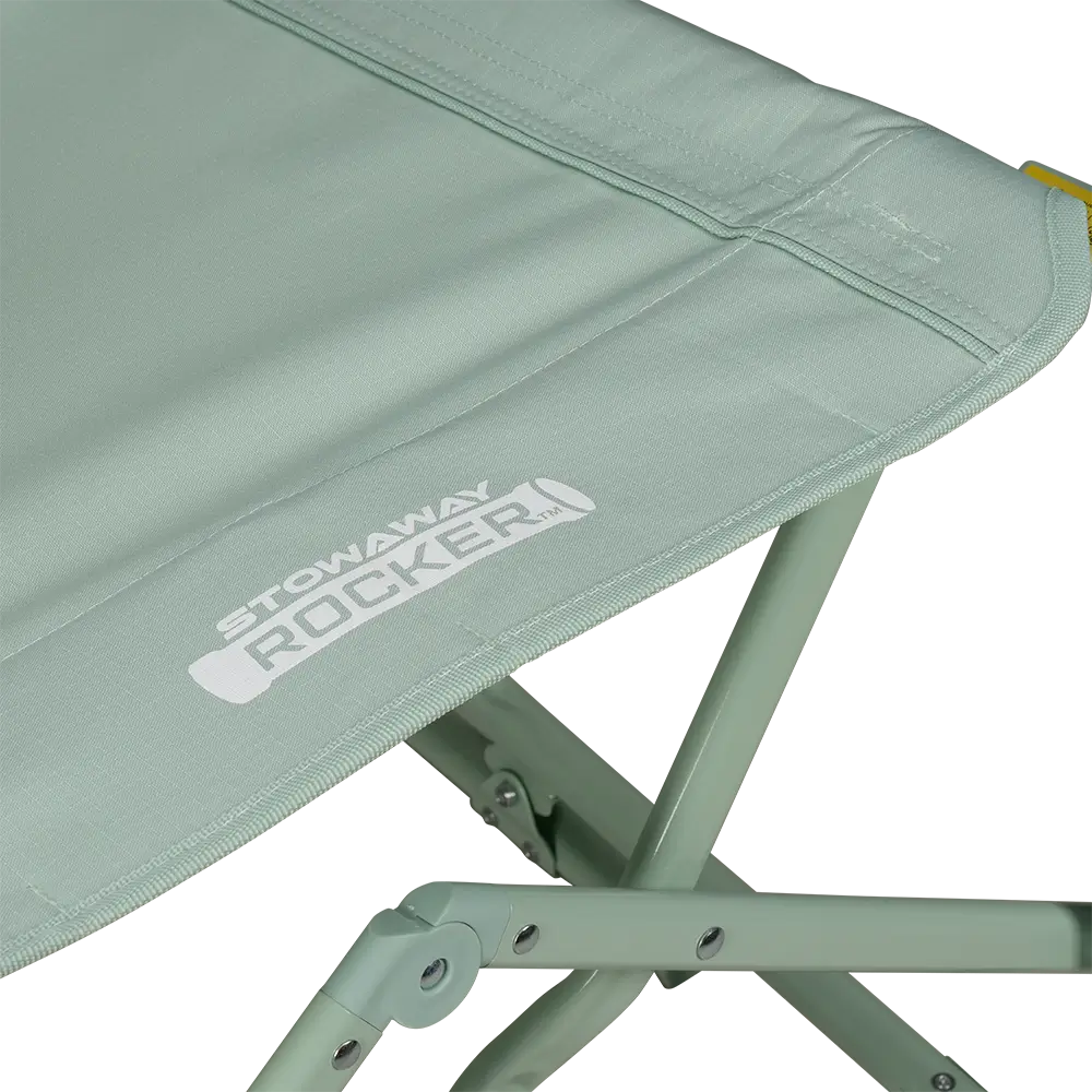 Smooth Motion Stowaway Rocker - Choice 794 - Freestyle Rocker Portable Outdoor Folding Chair Detail