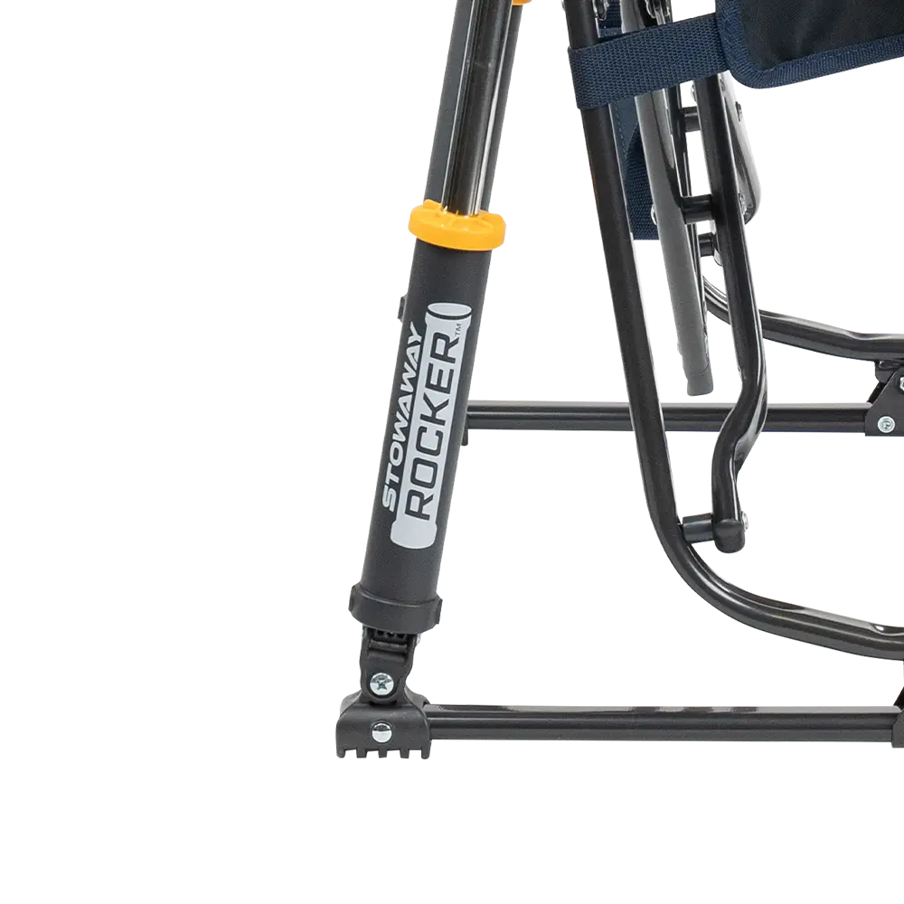 Smooth Motion Stowaway Rocker - Choice 794 - Freestyle Rocker Portable Outdoor Folding Chair Detail