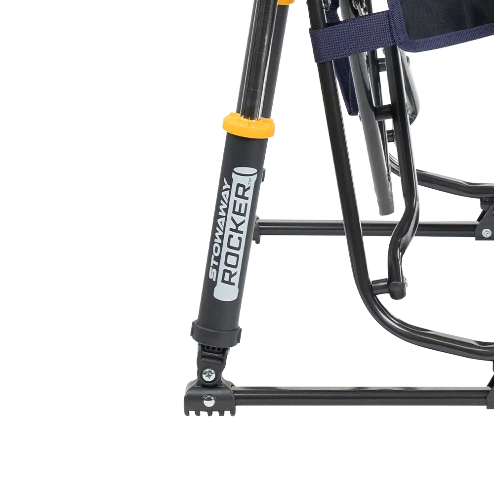 Smooth Motion Stowaway Rocker - Choice 794 - Freestyle Rocker Portable Outdoor Folding Chair Detail