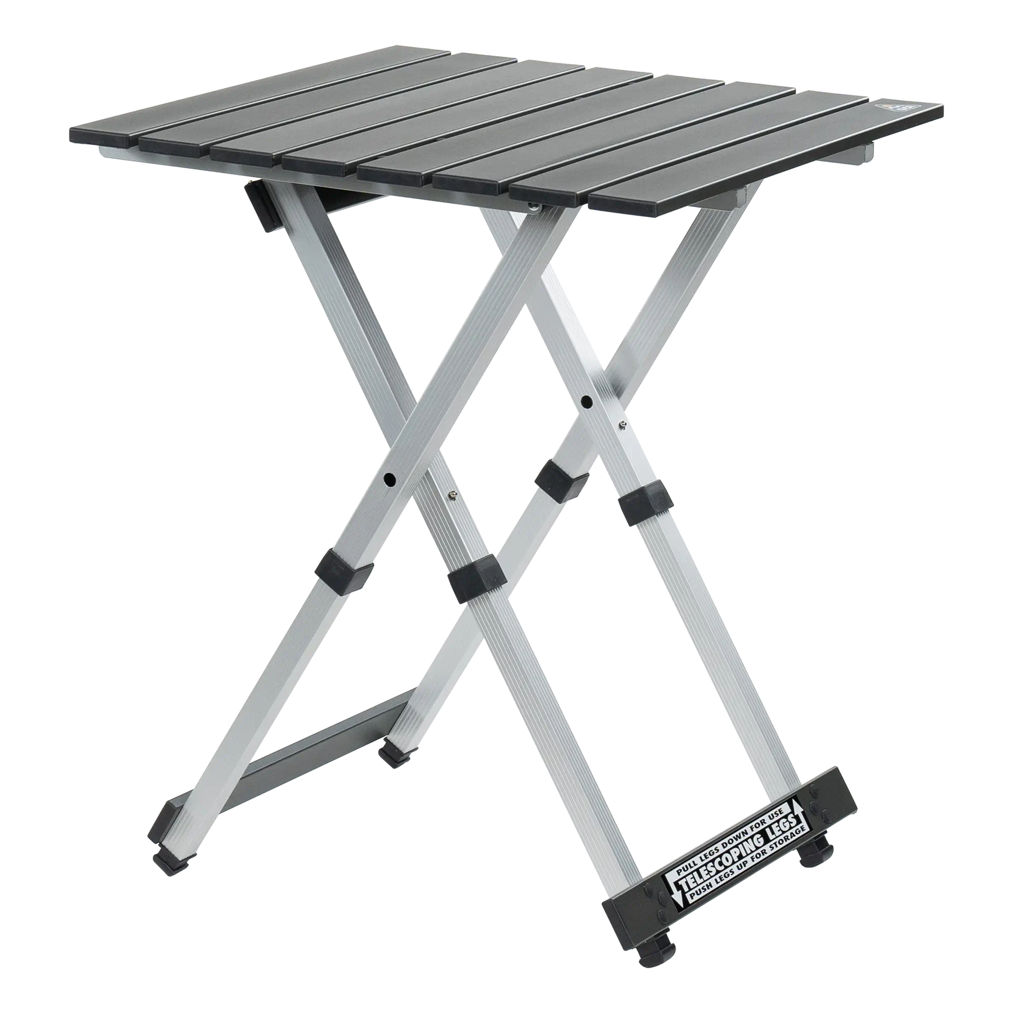Multi-Functional Cook Compact Camp Table 20 - Choice 513 - Master Outdoor Kitchen Station for Tailgating & BBQ - Black Chrome