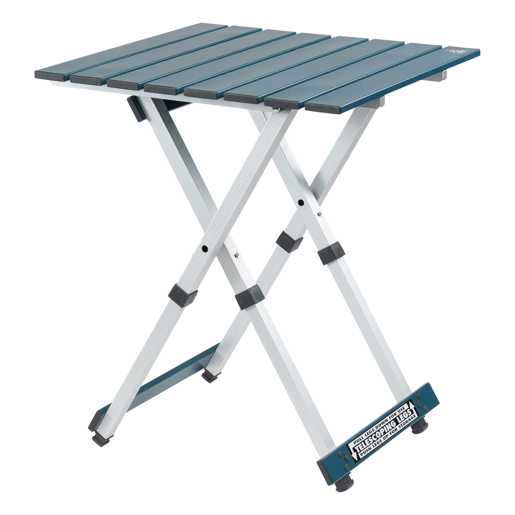 Multi-Functional Cook Compact Camp Table 20 - Choice 513 - Master Outdoor Kitchen Station for Tailgating & BBQ - Teal