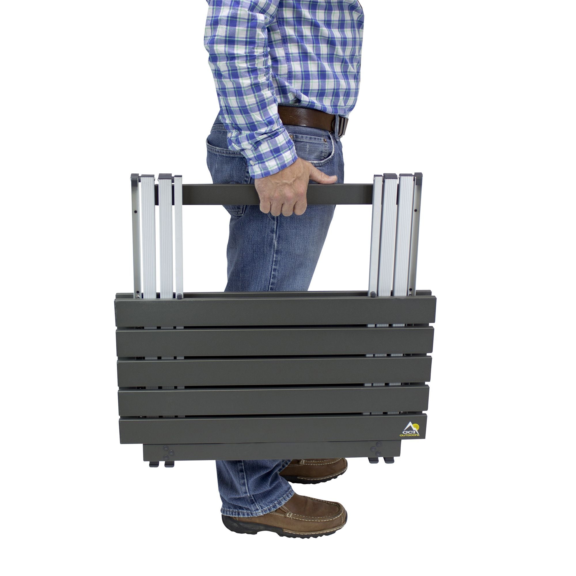 Heat-Resistant Compact Camp Table 25 - Choice 214 - Multi-Functional Heavy-Duty Grilling Table Counter Detail