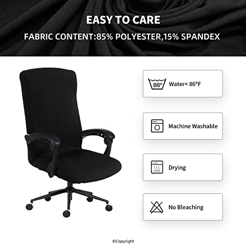 Eco-Friendly Water Resistant Stretch Computer Office Chair Cover with for Daily Use
