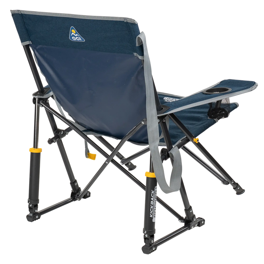 Premium All-Weather Kickback Rocker - Choice 345 - Freestyle Rocker Portable Outdoor Folding Chair Detail