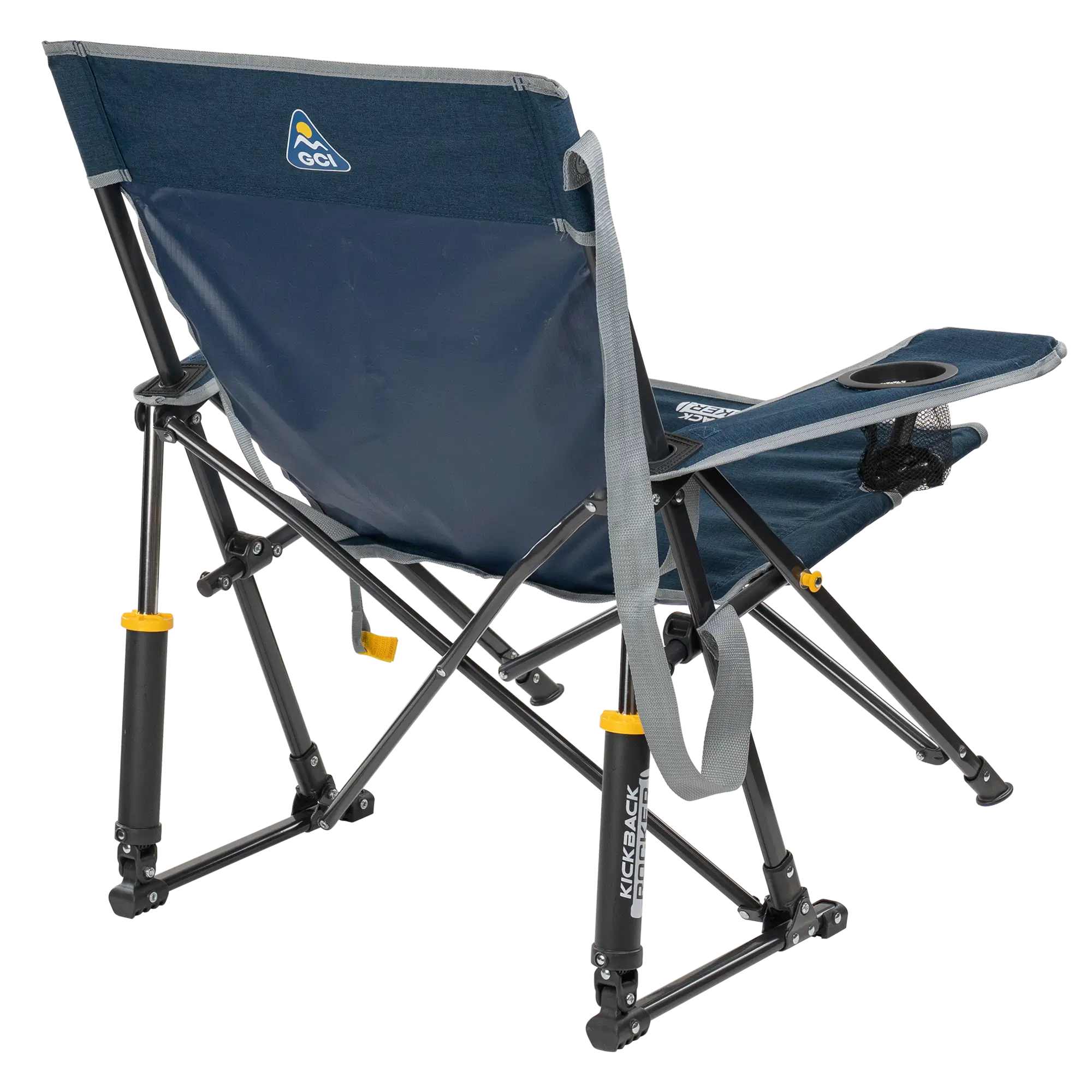 Premium All-Weather Kickback Rocker - Choice 345 - Freestyle Rocker Portable Outdoor Folding Chair Detail