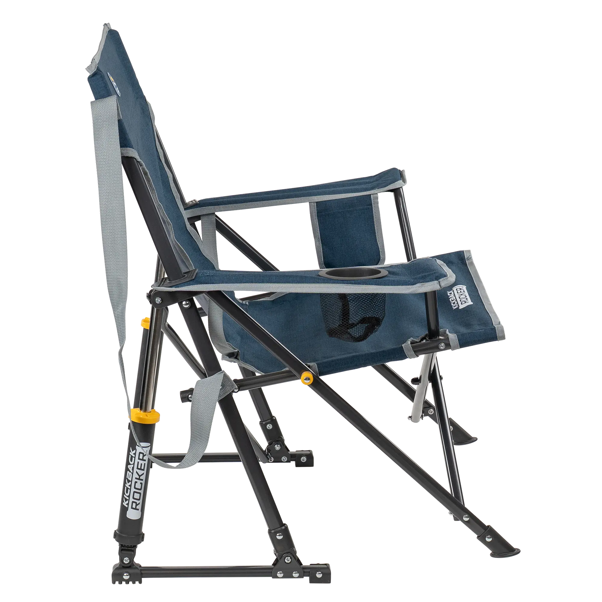 Premium All-Weather Kickback Rocker - Choice 345 - Freestyle Rocker Portable Outdoor Folding Chair Detail