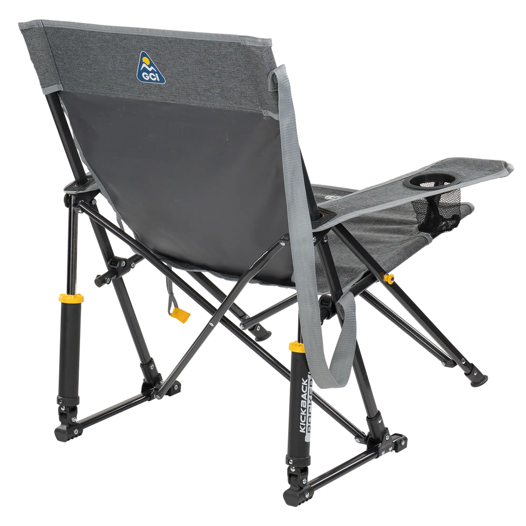 Premium All-Weather Kickback Rocker - Choice 345 - Freestyle Rocker Portable Outdoor Folding Chair Detail