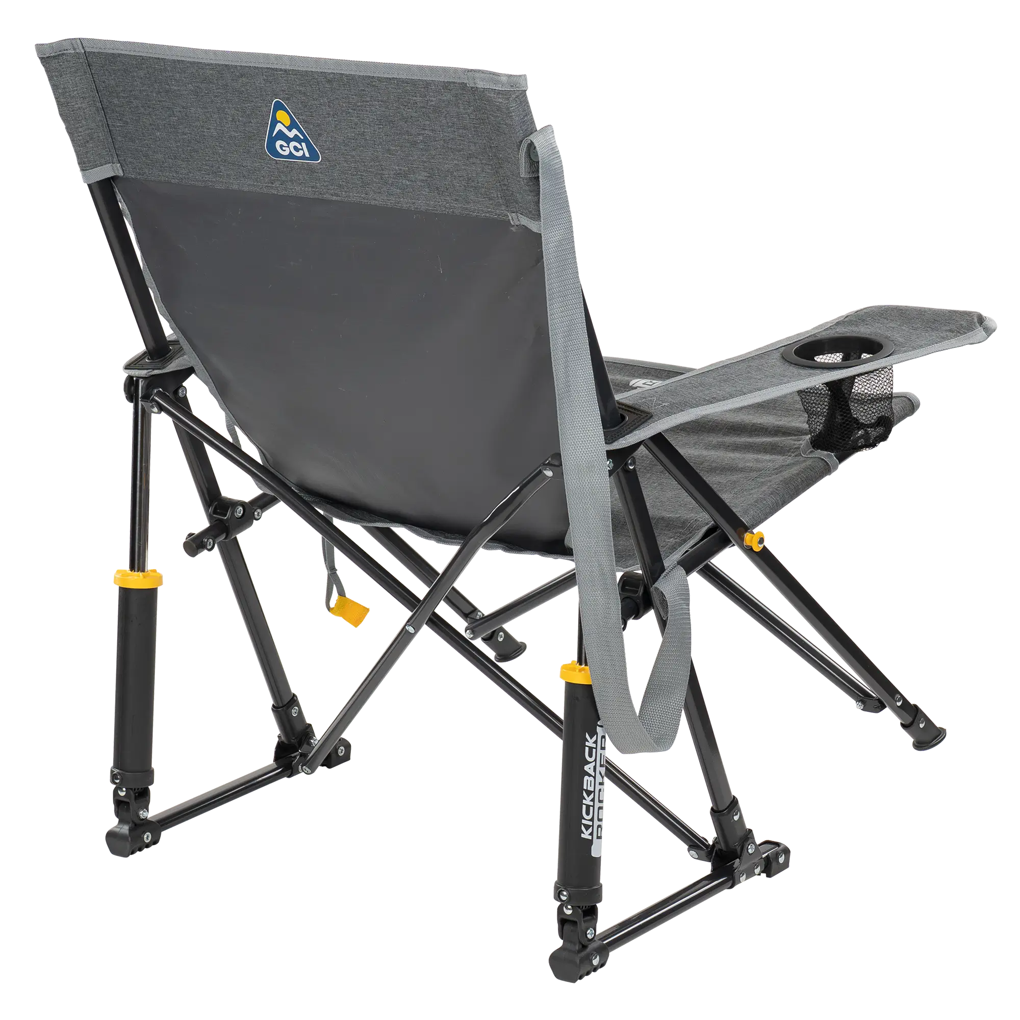 Premium All-Weather Kickback Rocker - Choice 345 - Freestyle Rocker Portable Outdoor Folding Chair Detail