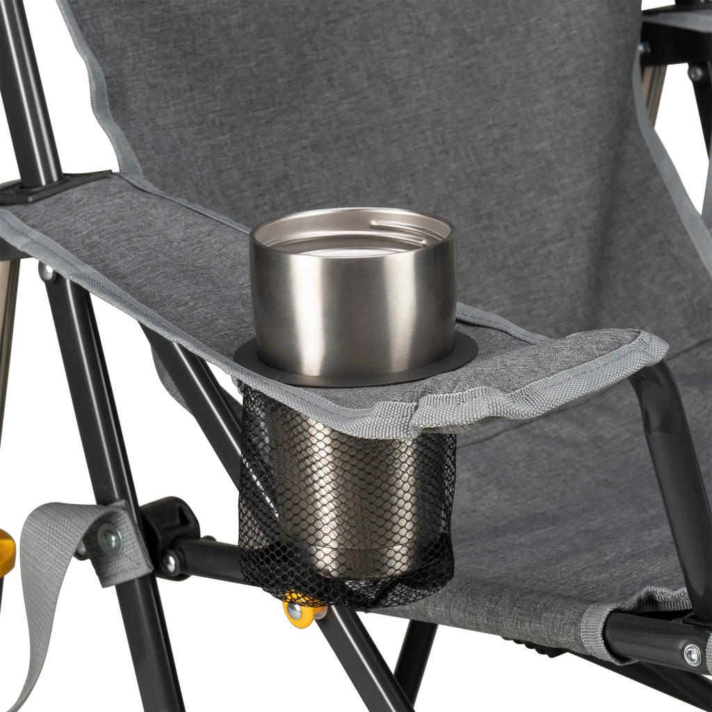 Premium All-Weather Kickback Rocker - Choice 345 - Freestyle Rocker Portable Outdoor Folding Chair Detail