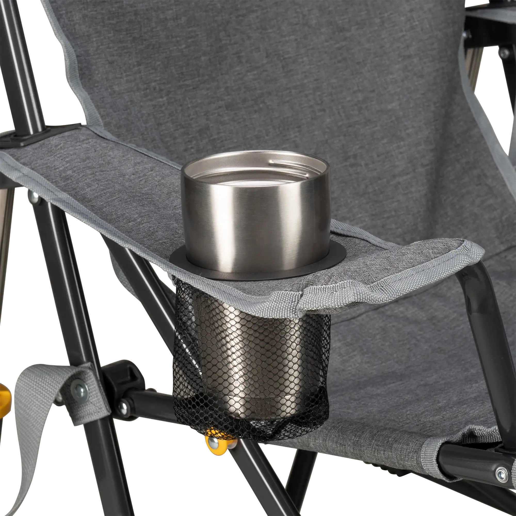 Premium All-Weather Kickback Rocker - Choice 345 - Freestyle Rocker Portable Outdoor Folding Chair Detail