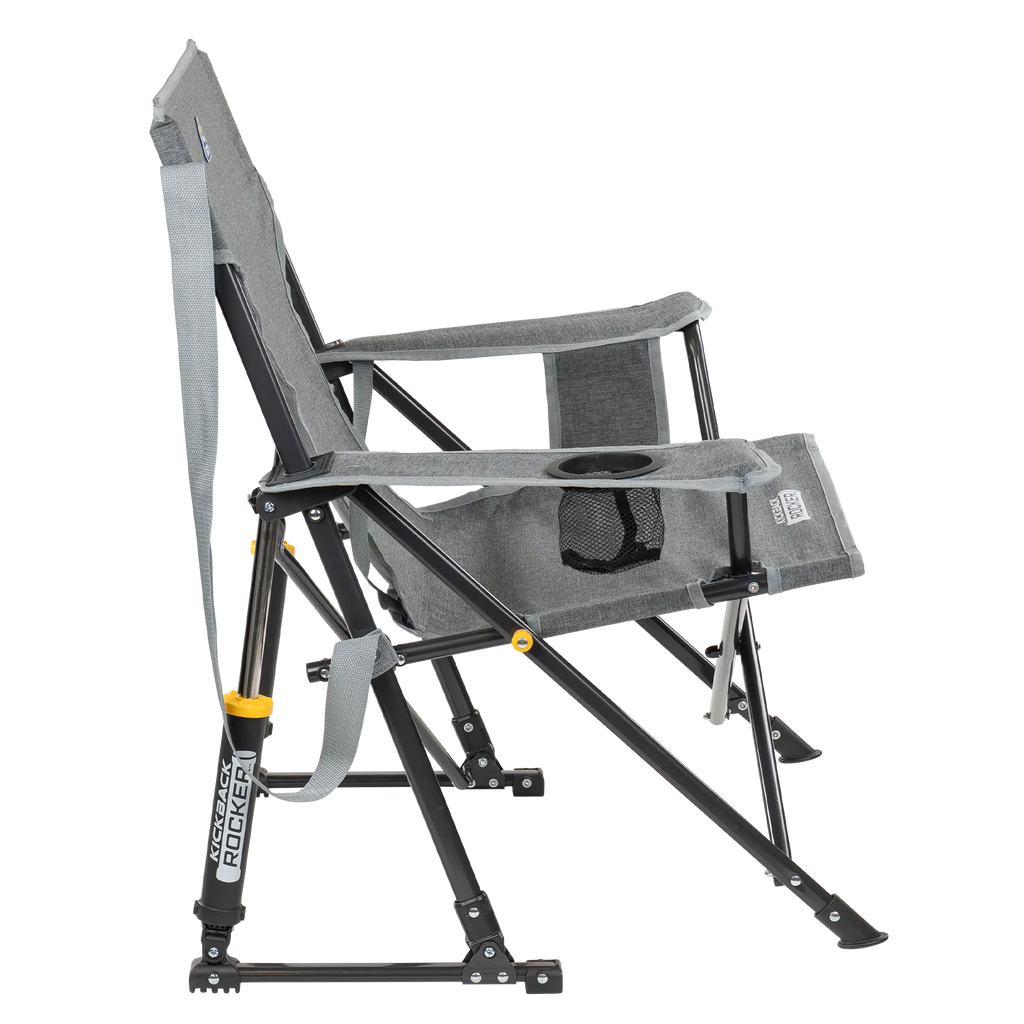 Premium All-Weather Kickback Rocker - Choice 345 - Freestyle Rocker Portable Outdoor Folding Chair Detail