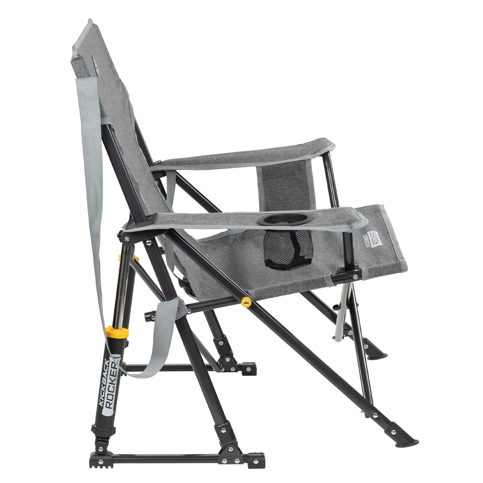 Premium All-Weather Kickback Rocker - Choice 345 - Freestyle Rocker Portable Outdoor Folding Chair Detail