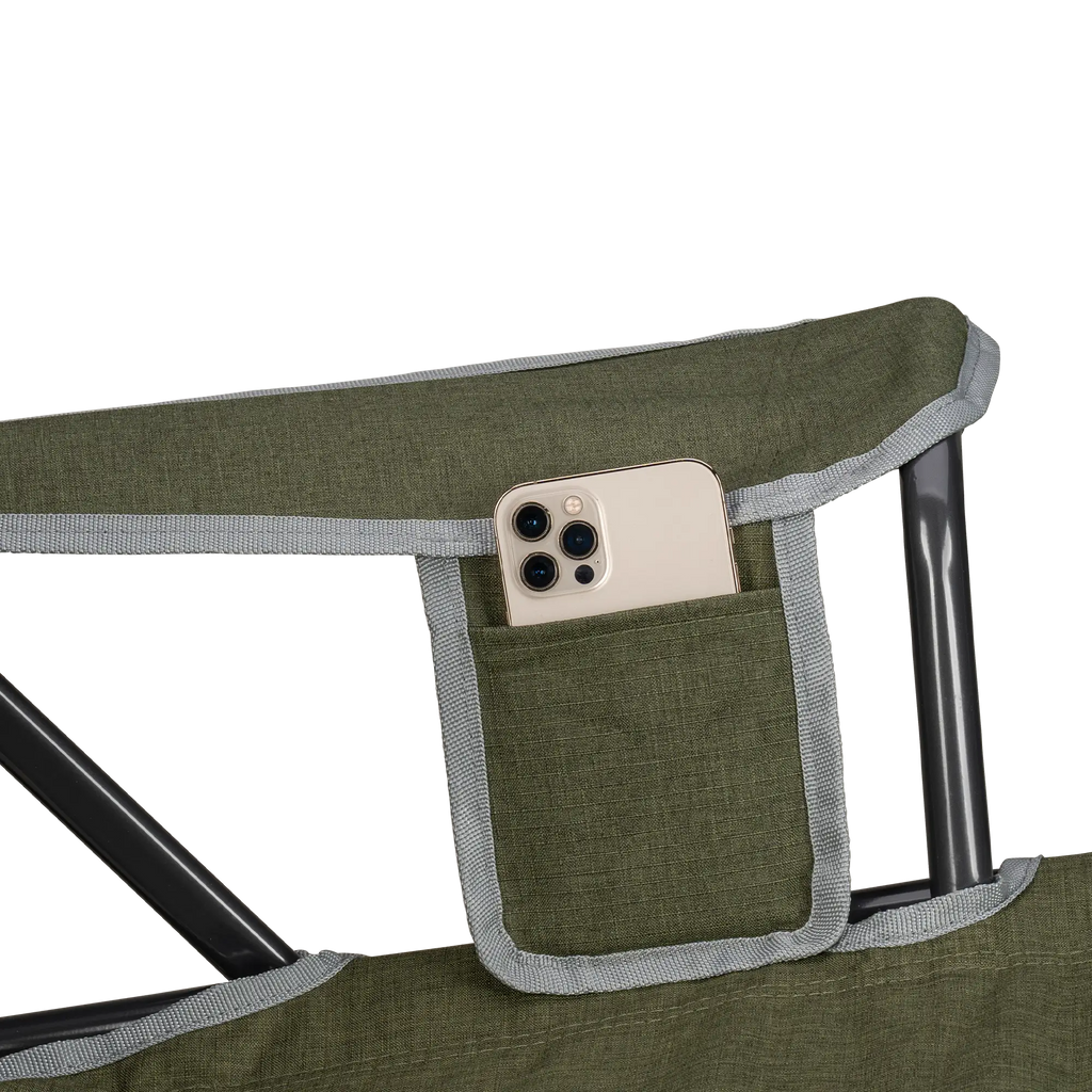 Premium All-Weather Kickback Rocker - Choice 345 - Freestyle Rocker Portable Outdoor Folding Chair Detail