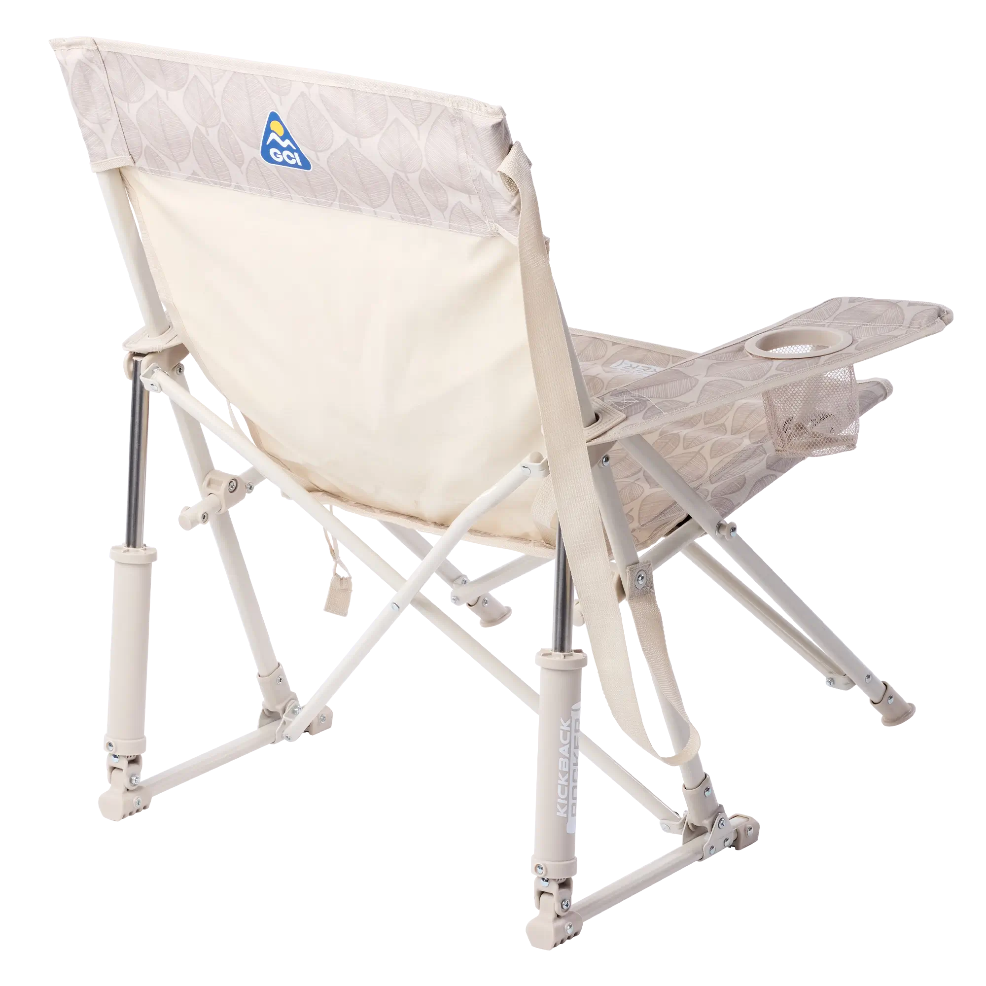 Premium All-Weather Kickback Rocker - Choice 345 - Freestyle Rocker Portable Outdoor Folding Chair Detail