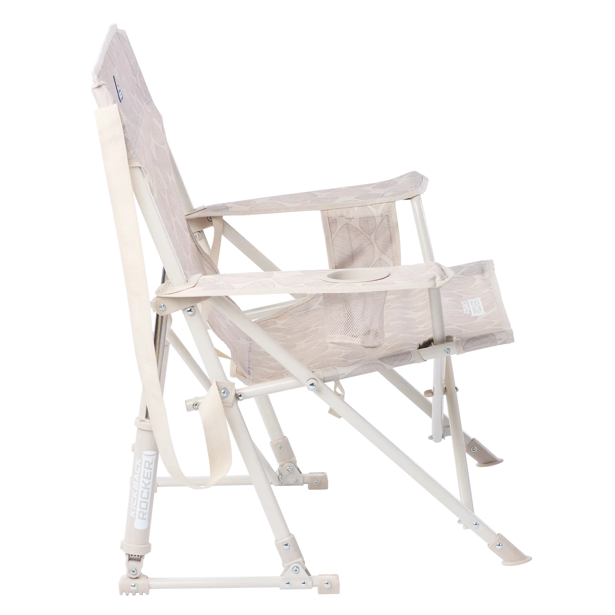 Premium All-Weather Kickback Rocker - Choice 345 - Freestyle Rocker Portable Outdoor Folding Chair Detail