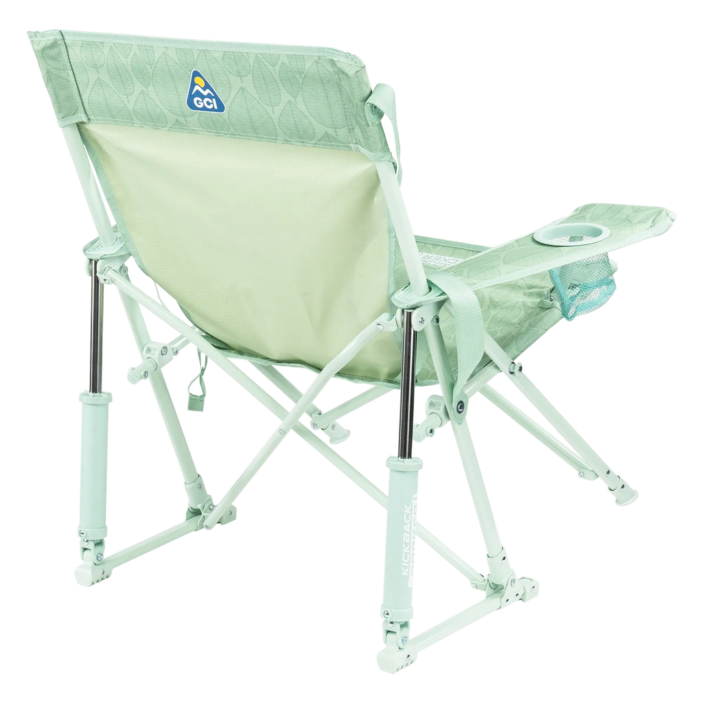 Premium All-Weather Kickback Rocker - Choice 345 - Freestyle Rocker Portable Outdoor Folding Chair Detail