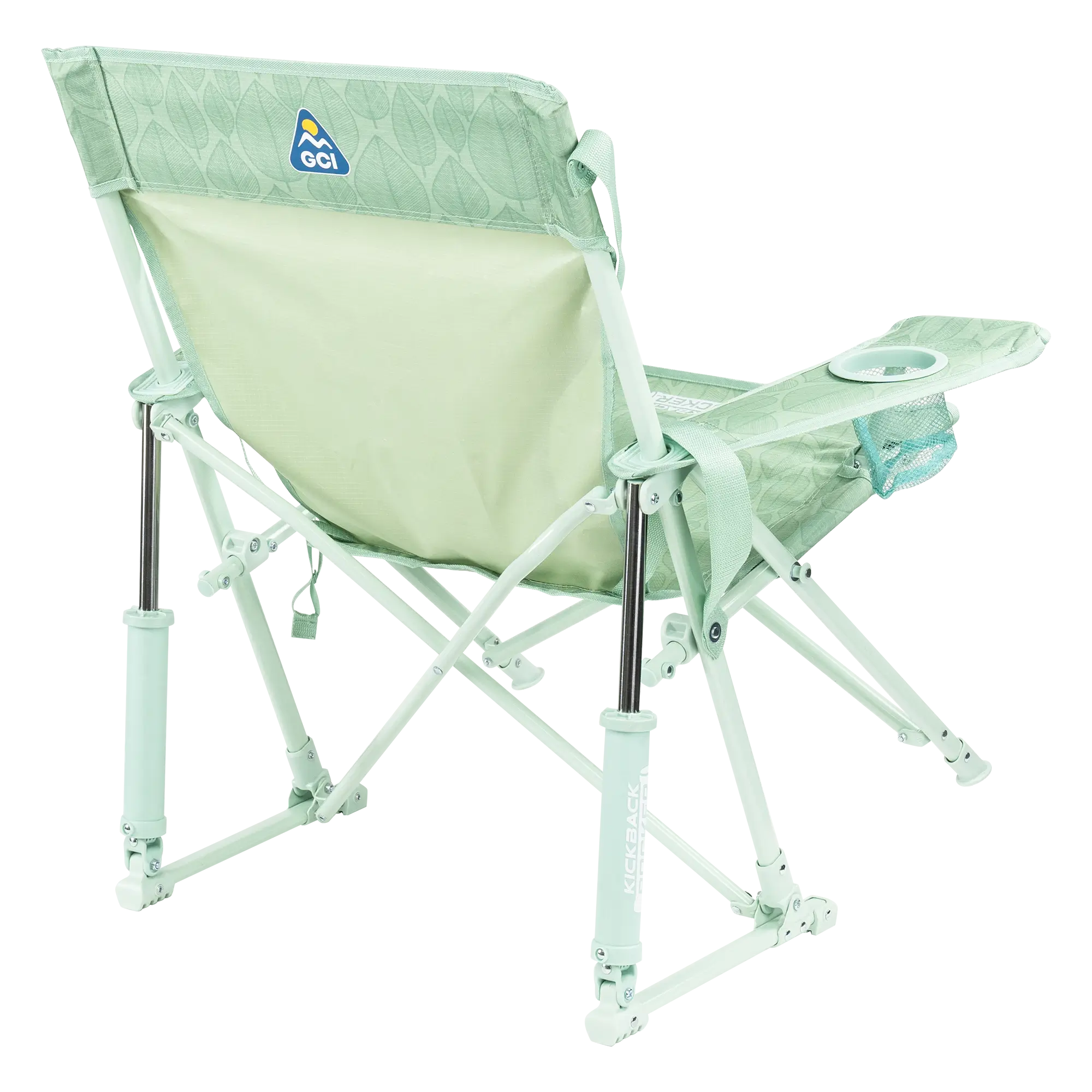 Premium All-Weather Kickback Rocker - Choice 345 - Freestyle Rocker Portable Outdoor Folding Chair Detail