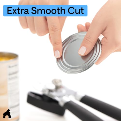 Modern GORILLA GRIP Heavy Duty Stainless Steel Smooth Edge Manual Can Set