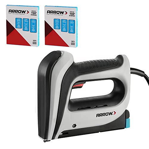 Modern Arrow Electric Staple Gun Kit, Corded Stapler with 3750 Pieces Set